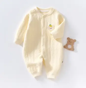婴儿衣服冬装纯棉加厚连体衣春秋冬季新生儿男女宝宝夹棉保暖棉服