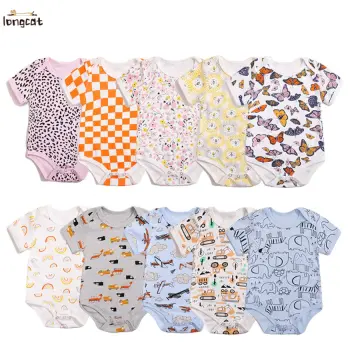 婴儿衣服新生儿可爱包屁衣宝宝短袖哈衣婴儿连体衣纯棉a类外贸批