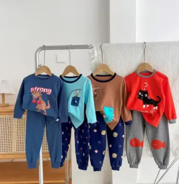 儿童内衣套装新款男童女秋冬睡衣宝宝秋衣秋裤家居服童装批发代发