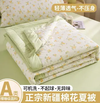 a类母婴云感双层纱新疆棉花被夏凉被空调被儿童午睡学生纯棉夏被
