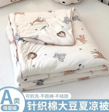 A类儿童夏凉被空调被针织棉可机洗凉感丝夏被礼品宝宝婴儿薄被子