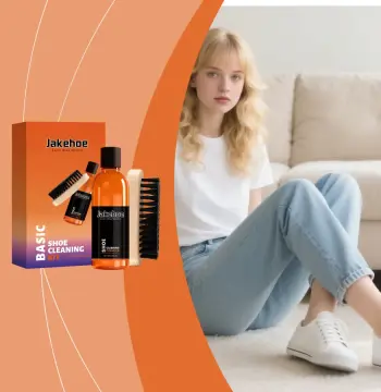 JAKEHOE 鞋类清洁套装 温和去污鞋面洁净多功能日常鞋子清洁剂