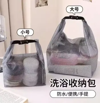多功能手提洗漱包卡扣设计便携式旅行包大容量防水耐脏收纳包批发