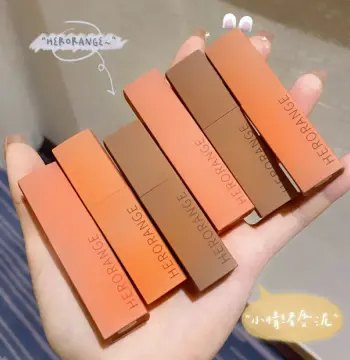 HERORANGE小情绪唇泥丝绒哑光雾面不易掉色唇釉口红学生款女国货