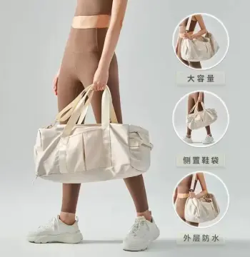 lulu同款健身包干湿分离大容量瑜伽包跨境时尚潮流轻便运动旅行包