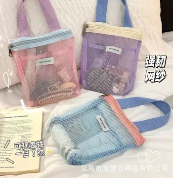 便携洗漱包高颜值化妆包手提气质百搭小众一眼高级沙滩包收纳包