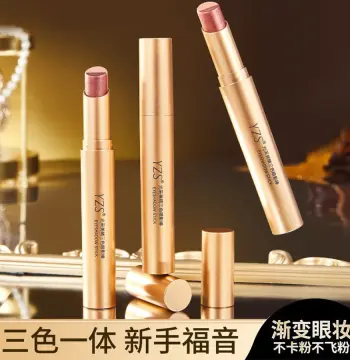 光采美睛三色眼影棒渐变闪粉一抹三色眼影棒懒人新手持妆眼影彩妆