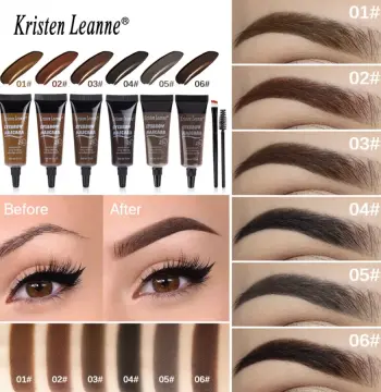 EYEBROW跨境亚马逊热销眉胶24小时防水不晕染定型持久液体染眉膏
