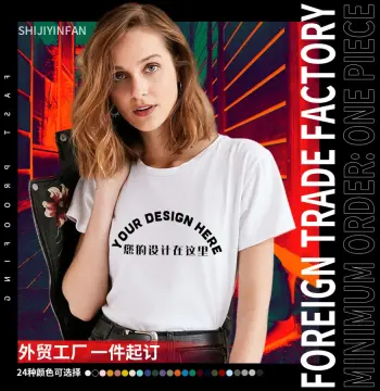 定制链接短袖T恤印花亚马逊独立站TEMU女装上衣小批量定制OEM工厂