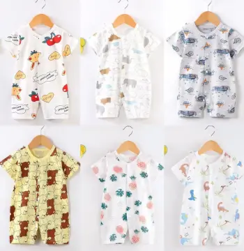 2025新款婴儿连体衣新生儿爬服短袖薄款哈衣婴幼儿服饰宝宝包屁衣