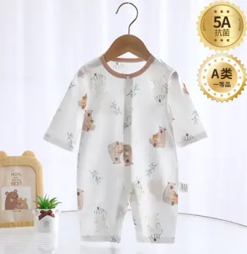 婴儿连体衣a类纯棉夏季薄新生儿宝宝衣服哈衣爬服空调服安阳童装