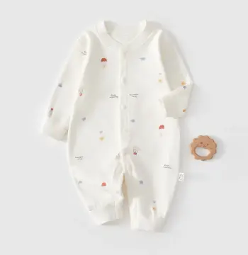 婴儿连体衣新生儿衣服纯棉春秋薄款睡衣宝宝秋装哈衣秋冬打底内衣