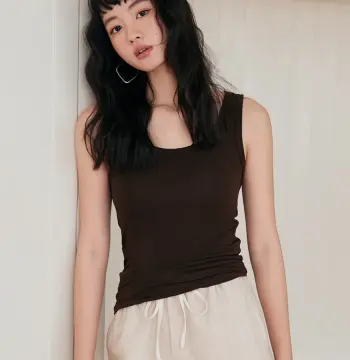 春夏纯色莱赛尔小吊带女2025新款天丝羊毛外穿背心亲肤内搭打底衫
