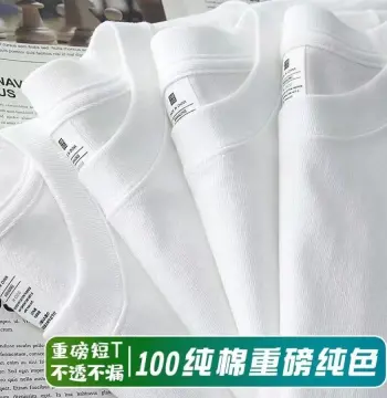 夏季男装300克重磅纯棉t恤男女打底衫潮牌短袖衣服厂家自产自销