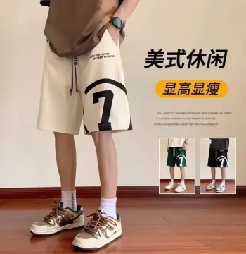 美式篮球短裤男士夏季新款休闲运动五分裤痞帅百搭宽松沙滩大裤衩