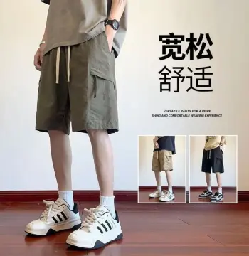 工装短裤男士夏季潮牌外穿休闲运动裤宽松薄款潮流百搭五分中裤子
