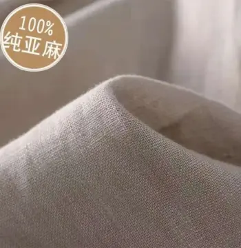 100%纯亚麻裤子男夏季薄款九分裤纯色百搭休闲裤中国风麻料裤子男