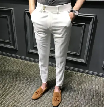 夏季西裤男韩版修身男士西装裤小脚九分休闲裤潮流9分裤子男薄款