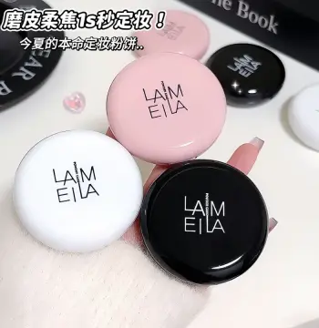 拉美拉新款专供批发粉饼散粉定妆遮瑕修容干湿两用带粉扑女5073