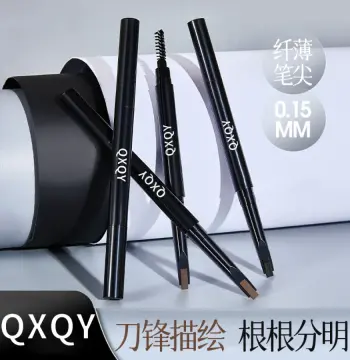 QXQY精细硬芯眉笔 根根分明防水防汗立体勾勒野生眉持妆双头眉笔