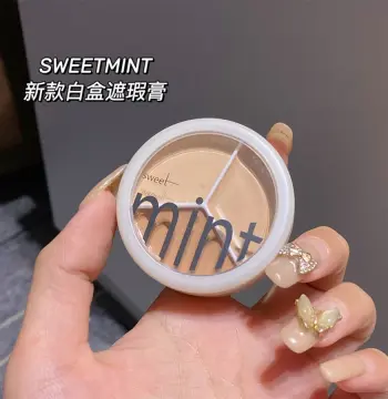 SWEETMINT三色遮瑕多色遮盖斑点痘痘印黑眼圈泪沟修容修颜粉底膏