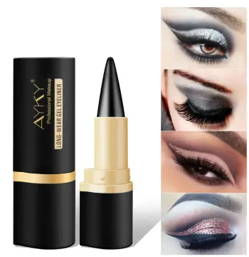 AYKY 跨境防水眼线膏eyeliner哑光速干眼线单头浓郁哑光眼线膏