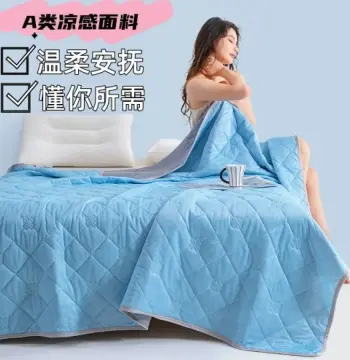 跨境凉感丝夏凉被A类单双人夏被可机洗空调被礼品薄被子厂家批发