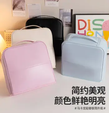 2026新品大容量立式大开口化妆包 旅行折叠皮面便携化妆品收纳包