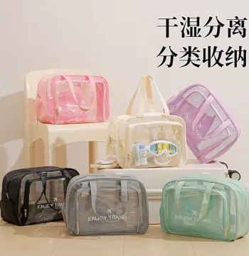加厚防水洗漱收纳袋干湿分层运动鞋仓包大容量旅行游泳多功能包