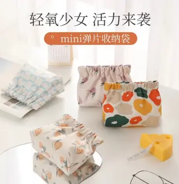 防水弹片收纳包口红化妆袋零钱小包便携式包内包卫生巾小自动闭合