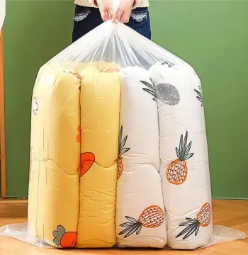 家用加厚被子收纳袋棉被打包袋透明防尘防水特大号防潮塑料搬家袋