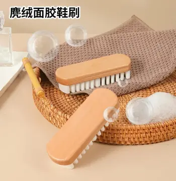 翻毛麂皮绒皮鞋刷翻毛皮鞋类清洁刷专用刷子正牌软毛打理神器生胶