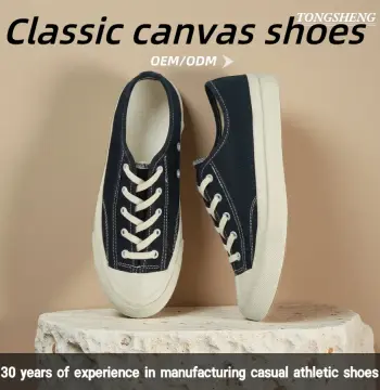 跨境定制经典款帆布鞋软底休闲低帮男鞋Canvas Shoes Customizing